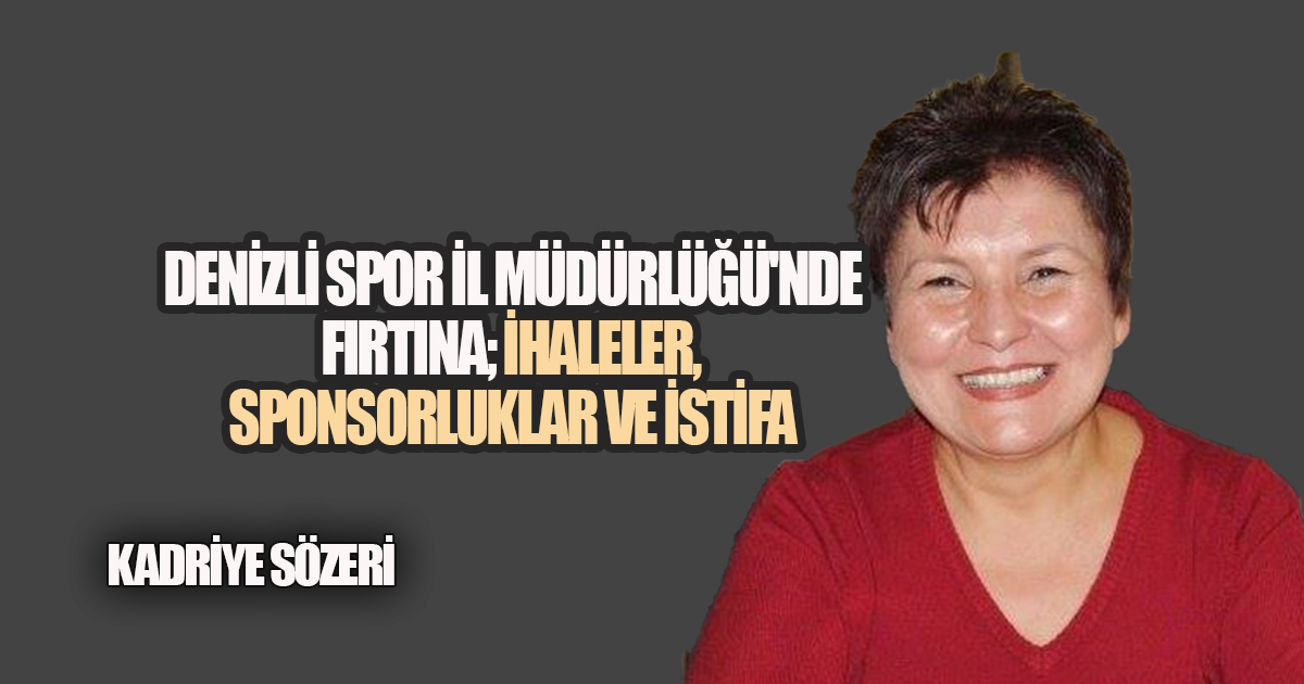 Denizli Gençlik ve Spor'da Gölge Düşüren İddialar ve Ani İstifa