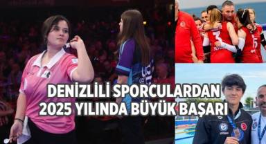 Denizlili milli sporcular 2025 yılına uluslararası başarılarıyla damga vurdu