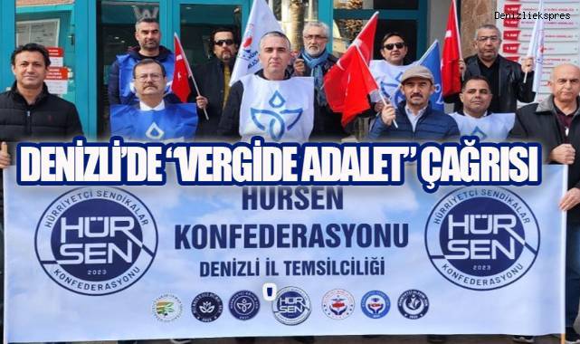 Hürriyerçi Eğitim Sen ''Vergide Adalet İstiyoruz''