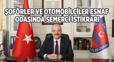 Şoförler ve Otomobilciler Esnaf Odasında Semerci istikrarı