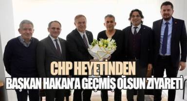 Ameliyat Sonrası Başkan Ahmet Hakan'ı CHP Heyeti Evinde Ziyaret Etti