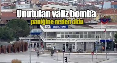 Bomba imha ekibi şüpheli valizi fünye ile patlattı