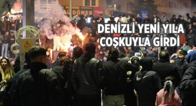 Denizli 2026'ya coşkuyla girdi
