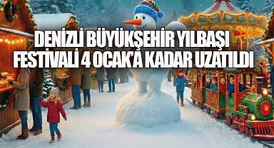 Denizli Büyükşehir'den Açıklama: Yılbaşı Festivali 2 Ocak'ta Yeniden Başladı, 4 Ocak'a Kadar Sürecek