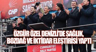 Denizli Meydanında Binler Vardı: Özgür Özel'den Sert Denizli Mesajları