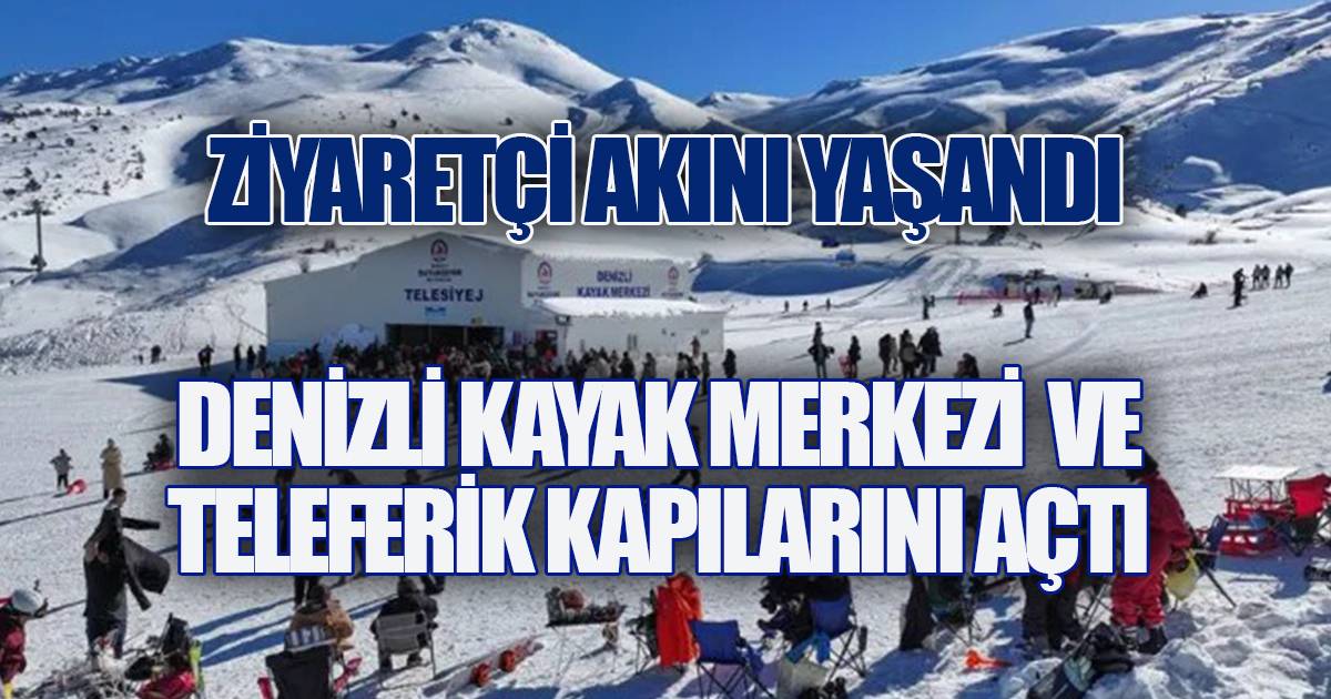 Hukuk netleşti, sezon açıldı: Denizli Kayak Merkezi yoğun ilgi gördü