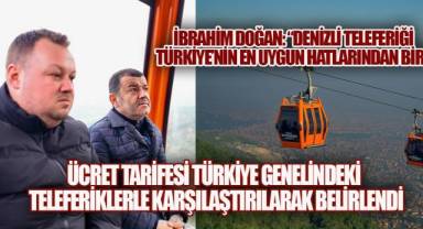 İbrahim Doğan: “Denizli Teleferiği Türkiye’nin En Uygun Hatlarından Biri”