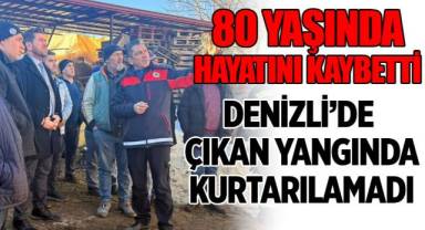 Müstakil evde çıkan yangında 80 yaşındaki kadın hayatını kaybetti