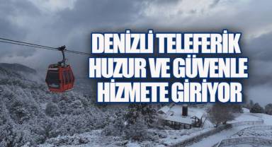 Teleferikte yeni dönem muhteşem kar manzarasıyla başlıyor