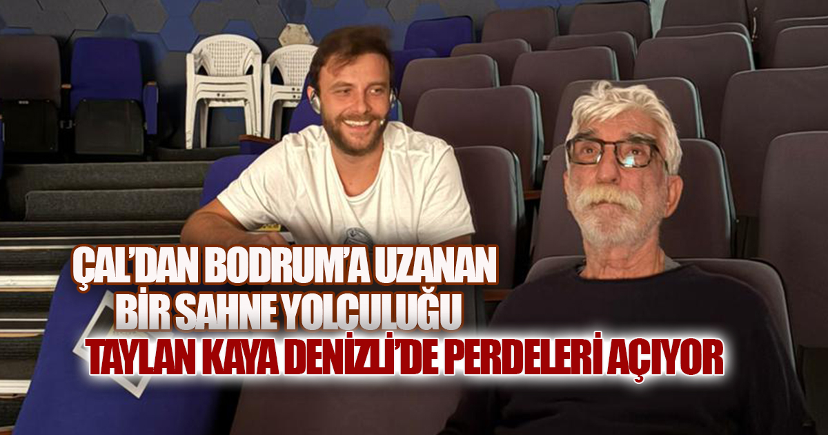 Tiyatro Halikarnas ve Taylan Kaya Denizli'de: Bir Bank, İki İnsan, Bir Çizgi
