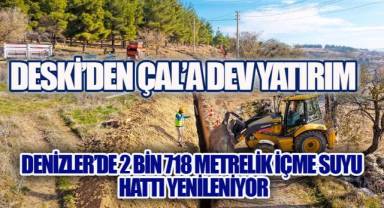 3,5 milyon TL'lik yatırımla Denizler'in içme suyu altyapısı modernleşiyor