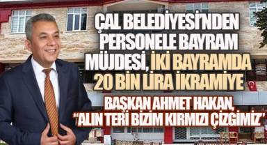 Başkan Hakan'dan personel maaşlarına yaptığı zamdan sonra iki bayramda 20 bin Lira bayram ikramiyesi müjdesi