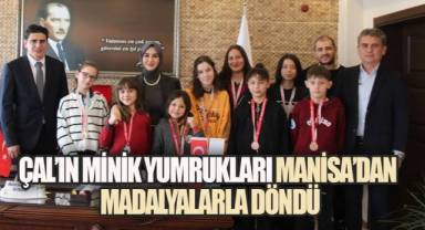 Manisa’daki Şampiyonada Çal Belediyespor Fırtınası Esti; 8 Sporcuya 8 Madalya