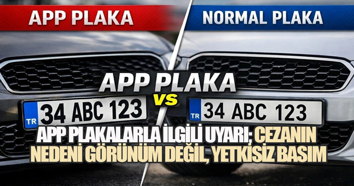 APP Plaka Kullananlara Ağır Fatura: Ehliyete El Konuluyor