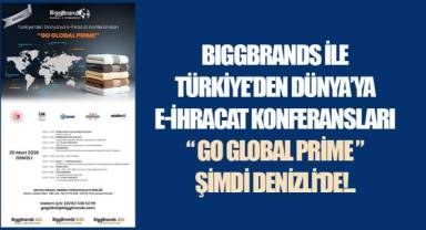 BIGGBRANDS ile Türkiye’den Dünya’ya E-İhracat Konferansları “ Go Global Prime ” şimdi DENİZLİ‘de!..
