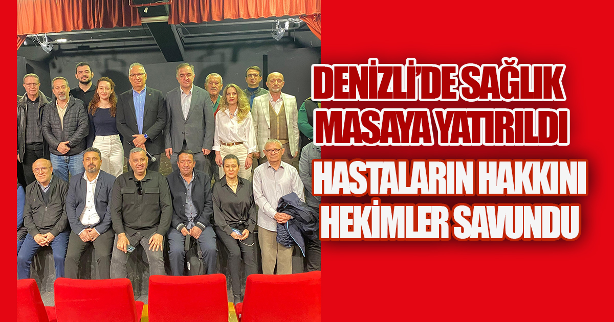 Boş Koltuklara Rağmen Vazgeçmediler: Hastaların Hakkını Hekimler Savundu.