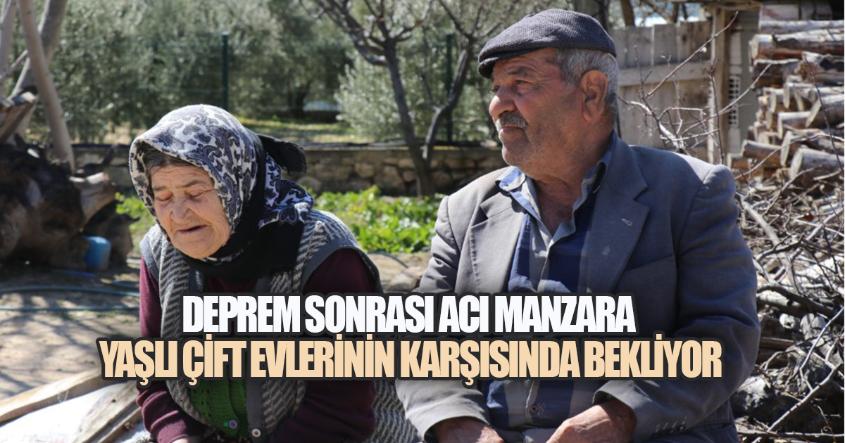 Buldan'daki Depremde Ev Hasar Aldı, Çamdere Çifti Dışarıda Kaldı