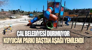 Çal Belediyesi Durmuyor: Kuyucak Parkı Baştan Aşağı Yenilendi