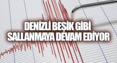 Denizli Beşik Gibi Sallanmaya Devam Ediyor. Gün İçinde Beş Sarsıntı Kaydedildi