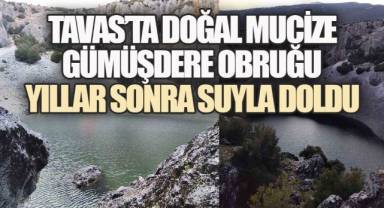 Denizli'de Doğa Mucizesi: Kuruyan Gümüşdere Obruğu Yağışlarla Hayat Buldu