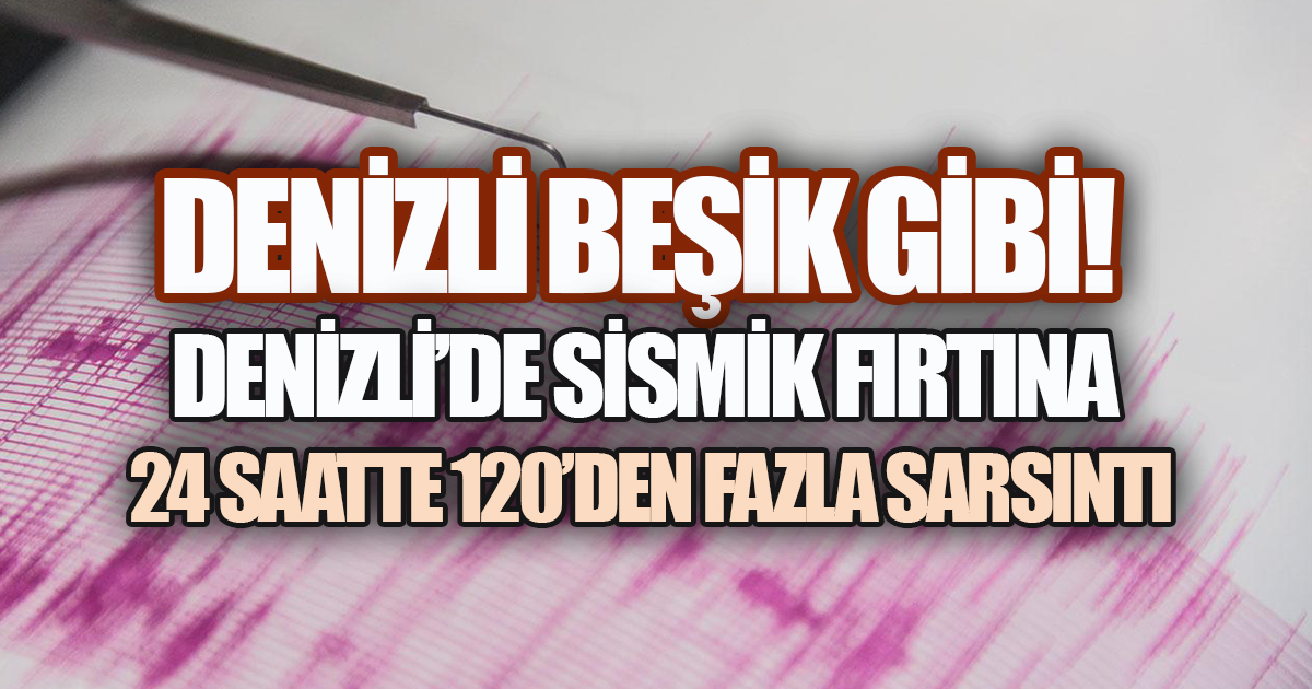 Denizli Uyumadı: Dakikada Bir Gelen Artçılar Denizli’yi Beşik Gibi Salladı!