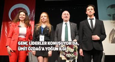 GENÇ LİDERLER KONUŞUYOR'DA ÜMİT ÖZDAĞ'A YOĞUN İLGİ