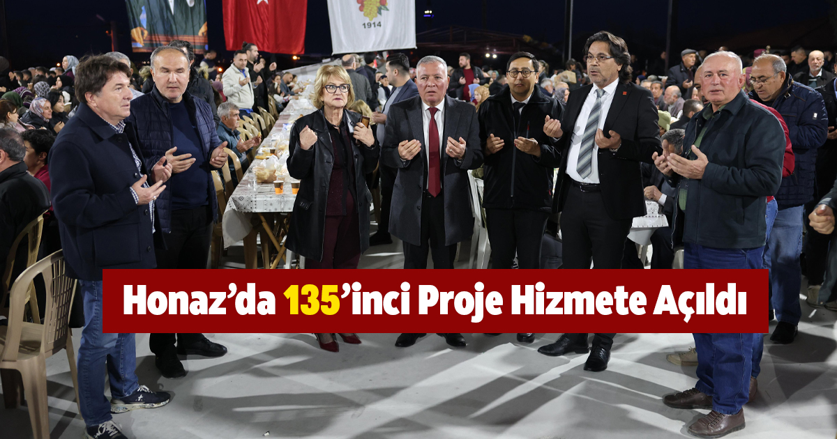 Honaz’da 135’inci Proje Hizmete Açıldı