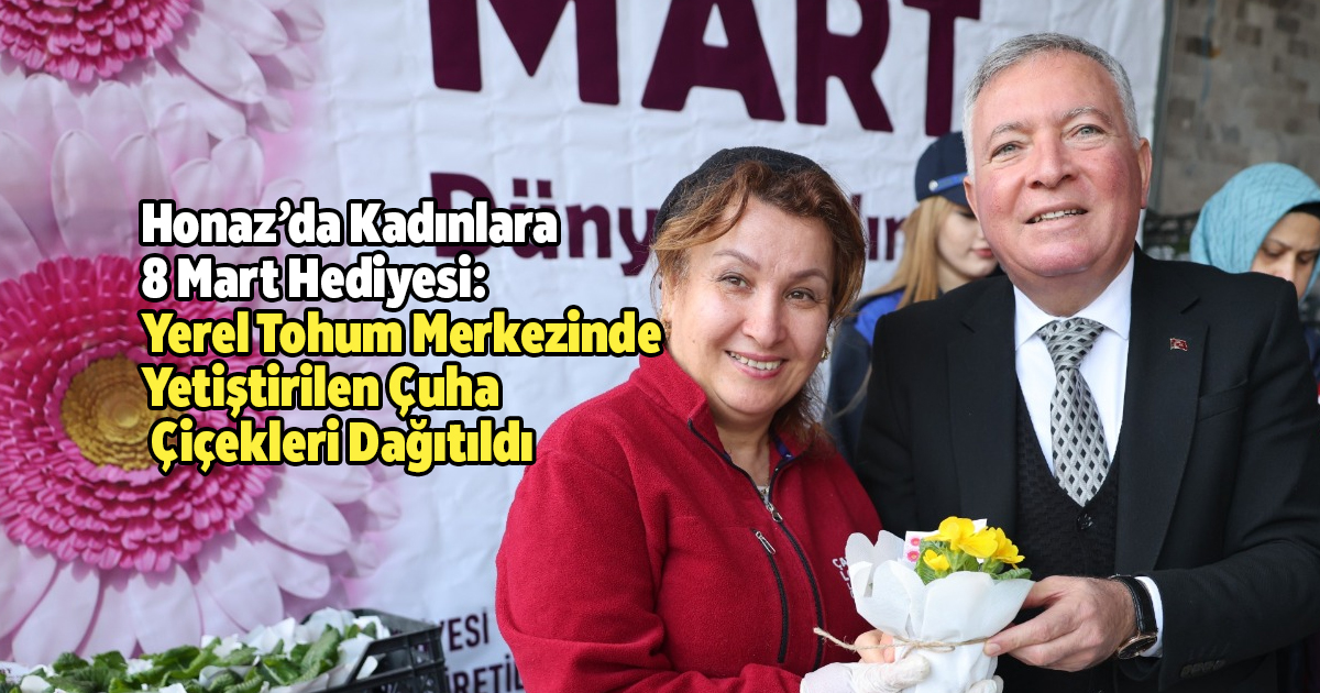Honaz'da Kadınlara 8 Mart Hediyesi