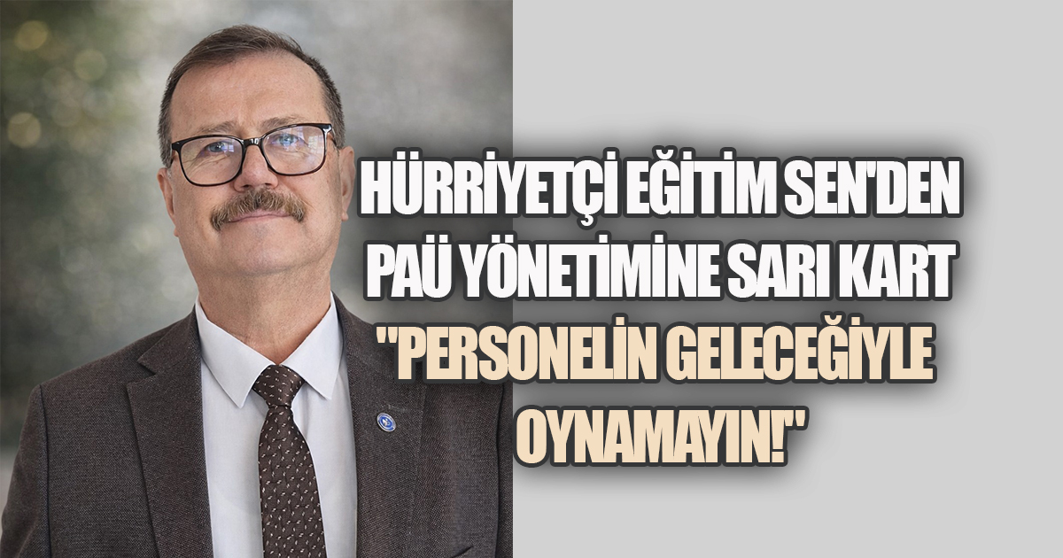 HÜRRİYETÇİ EĞİTİM SEN'DEN PROMOSYON RESTİ: 