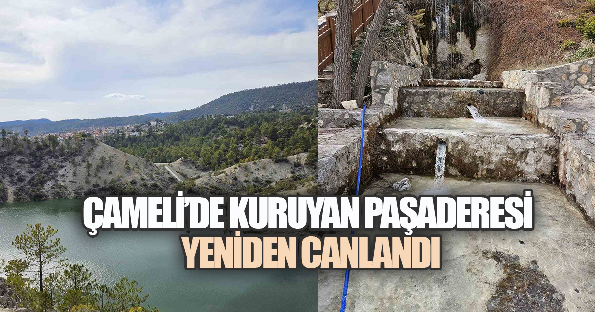 Paşaderesi'nden Gelen Su, Çameli Ovası'na Yeniden Hayat Olacak