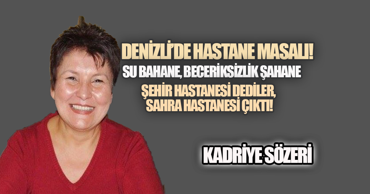 Şehir Hastanesi Dediler, Sahra Hastanesi Çıktı… O da Hâlâ Açılamadı!