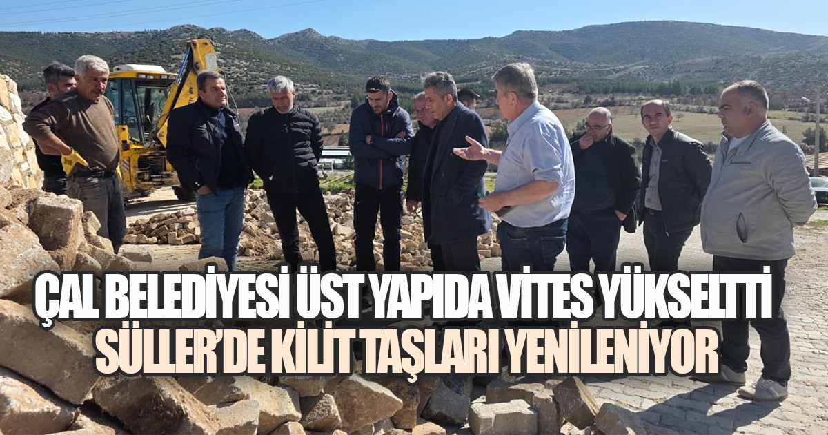 Süller Mahallesi Değişiyor: Kilit Taşları ve Parkeler Yenileniyor