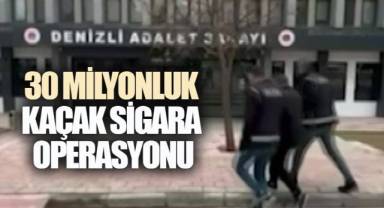 30 Milyonluk Kaçak Sigara Operasyonu: Tır Durduruldu, Milyonlarca Makaron Ele Geçirildi