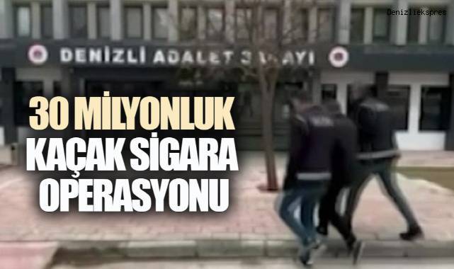 30 Milyonluk Kaçak Sigara Operasyonu: Tır Durduruldu, Milyonlarca Makaron Ele Geçirildi