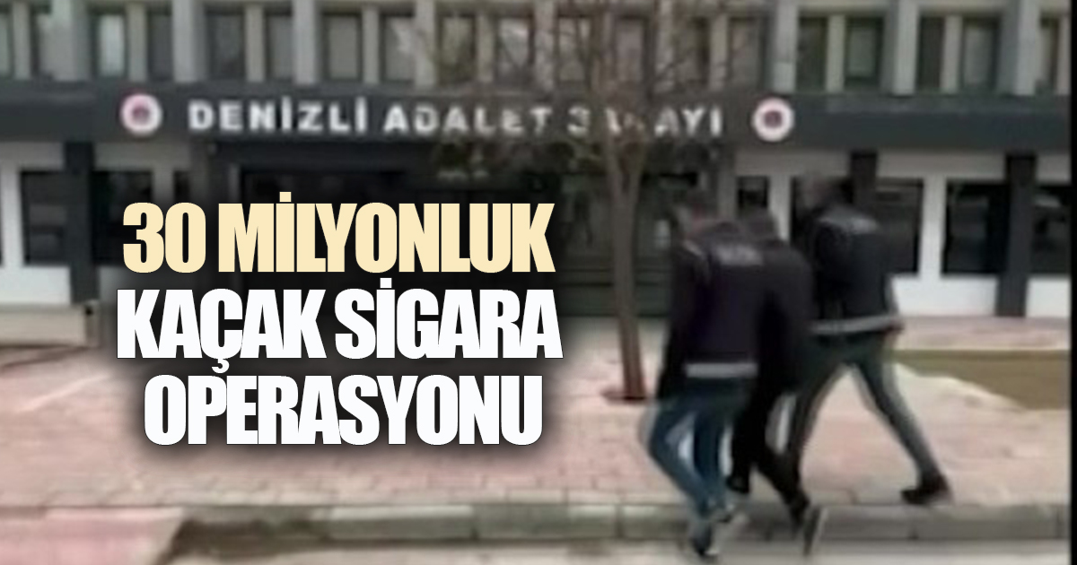 30 Milyonluk Kaçak Sigara Operasyonu: Tır Durduruldu, Milyonlarca Makaron Ele Geçirildi