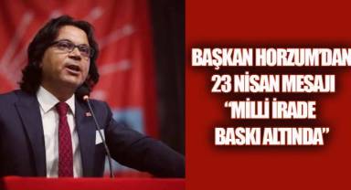 Başkan Horzum'un 23 Nisan Mesajı: 