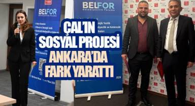 Çal'ın sahadaki emeği, Ankara'da kürsüye çıktı