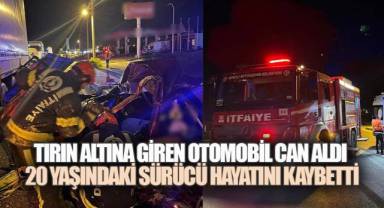 Çardak’ta Can Pazarı: TIR’a Çarpan Otomobilde 1 Ölü, 1 Ağır Yaralı