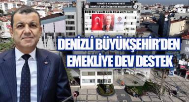 Denizli Büyükşehir Belediyesi, binlerce emeklinin yüzünü güldürecek