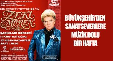 Denizli Büyükşehir’de sanat dolu bir hafta