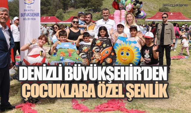Denizli Büyükşehir ile dolu dolu 23 Nisan