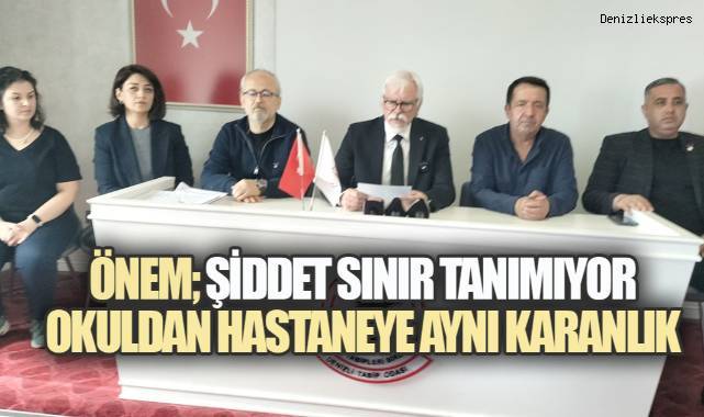 DENİZLİ’DE SAĞLIK CEPHESİNDEN ORTAK İSYAN,“BU BİR TOPLUMSAL ÇÖKÜŞ İŞARETİ”