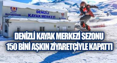 Denizli Kayak Merkezi Sezonu 150 Bini Aşkın Ziyaretçiyle Kapattı