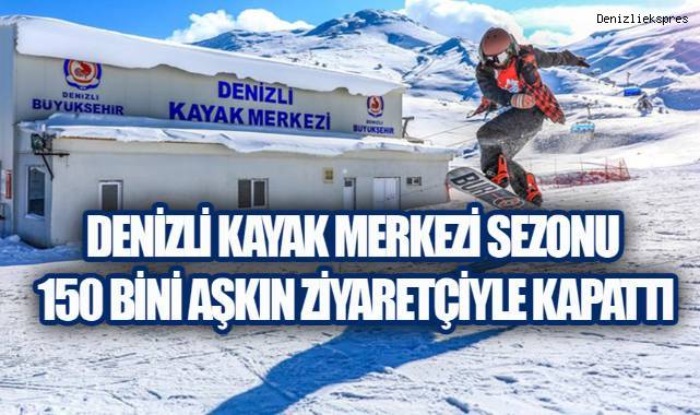 Denizli Kayak Merkezi Sezonu 150 Bini Aşkın Ziyaretçiyle Kapattı