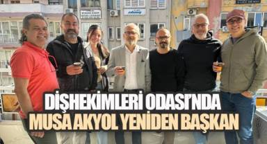 Dişhekimleri Odası'nda Musa Akyol yeniden başkan