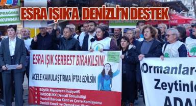 Esra Işık'a Denizli'den destek