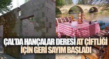 HANÇALAR DERESİ AT ÇİFTLİĞİ ÇAL'DA YAZA HAZIRLANIYOR
