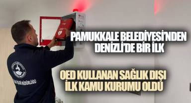 OED KULLANAN SAĞLIK DIŞI İLK KAMU KURUMU OLDU
