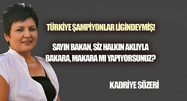 Şampiyonlar Ligi'ymiş... Mutfakta Yangın Var, Sayın Bakan Masal Anlatıyor!