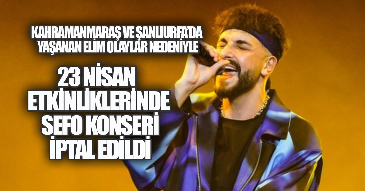 SEFO Konseri 23 Nisan Programından Çıkarıldı